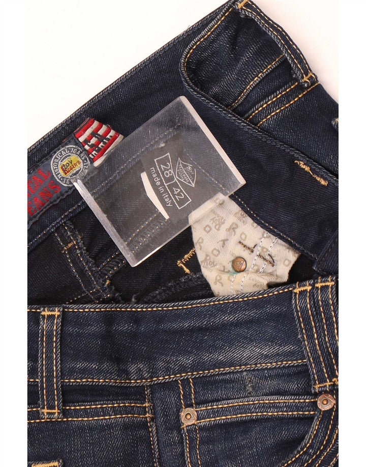 Roy Rogers Jeans ajustados para mujer IT 42 Medium W28 L28 Azul