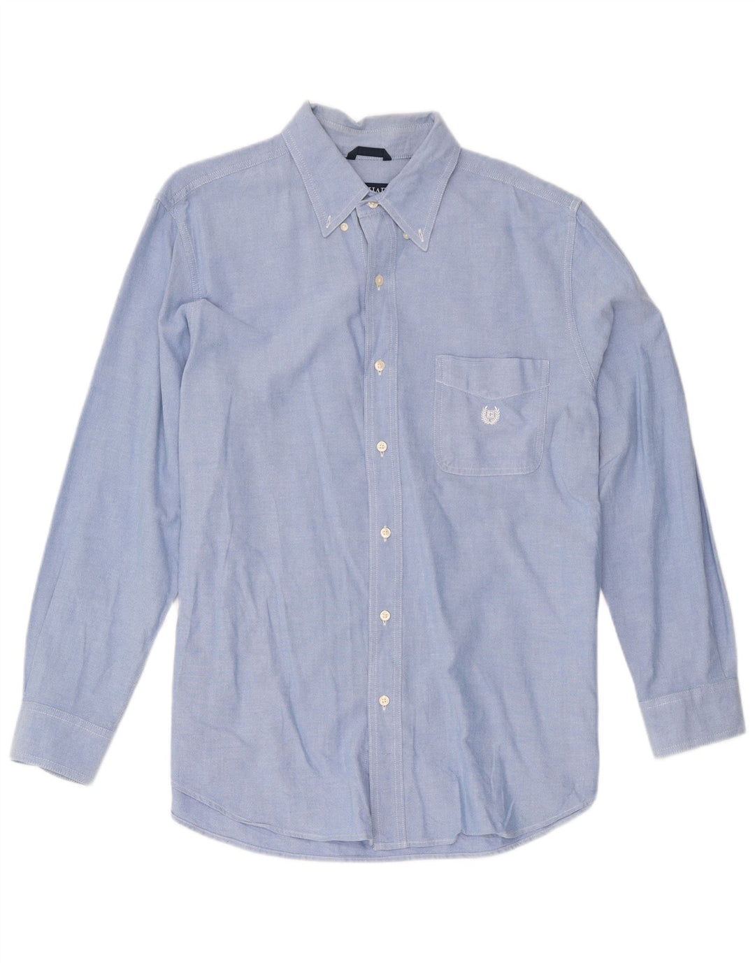 Chaps Camisa para hombre grande de algodón azul