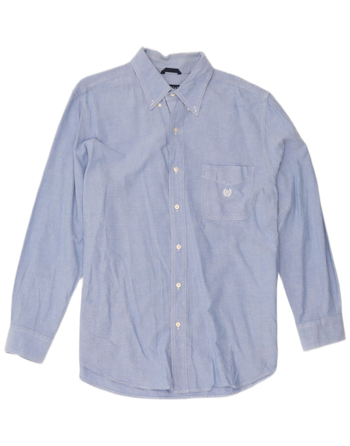 Chaps Camisa para hombre grande de algodón azul