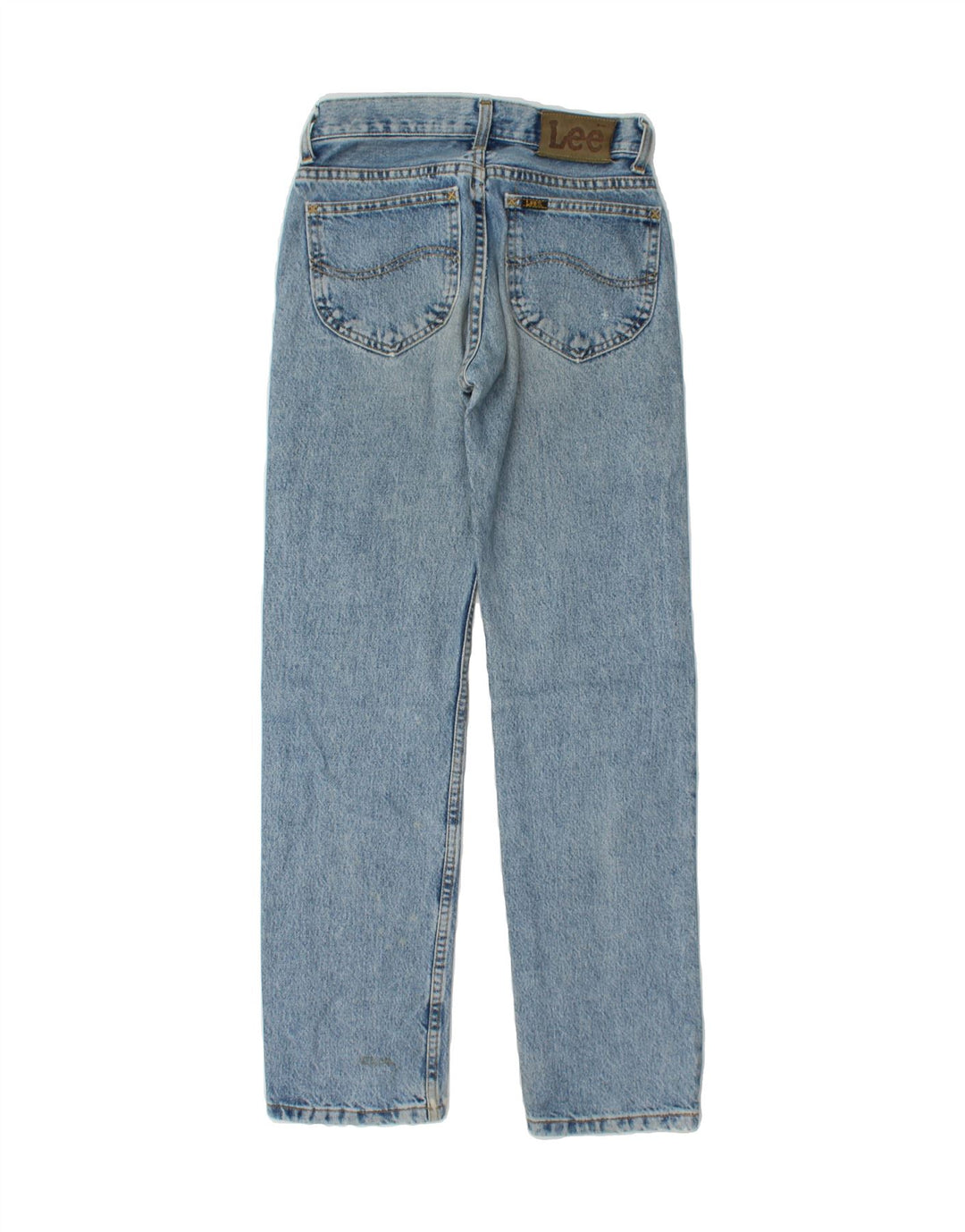 LEE Womens Straight Jeans W26 L30 Blue Vintage Lee and Second-Hand Lee from Messina Hembry 