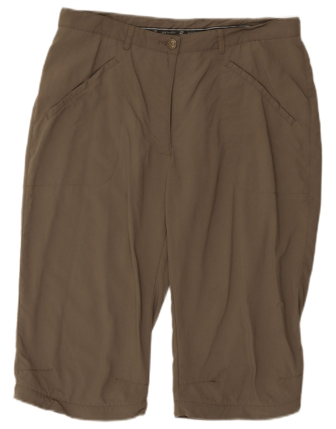Jack Wolfskin Bermudas para mujer UK 8/10 Small W29 Poliamida gris