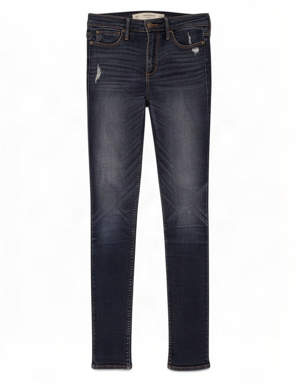 Abercrombie & Fitch Jeans ajustados para mujer US 2 XS W26 L31 Azul marino