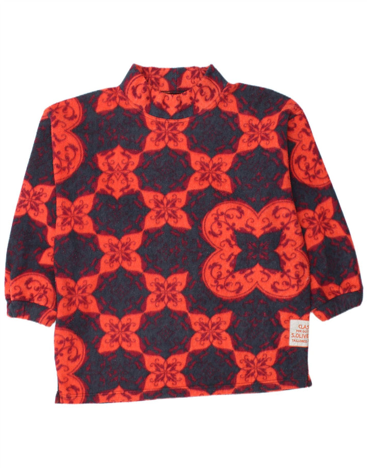 S.Oliver Jersey Polar Hombre XL Poliéster Floral Azul Marino