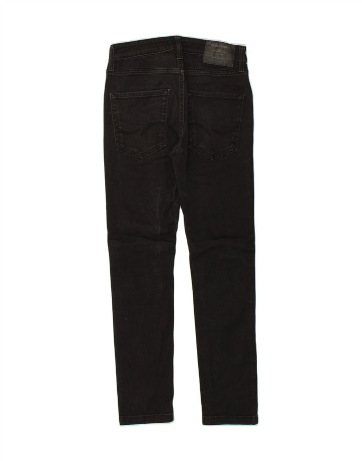 JACK & JONES Mens Ben Slim Jeans W28 L27 Black Cotton Vintage Jack & Jones and Second-Hand Jack & Jones from Messina Hembry 