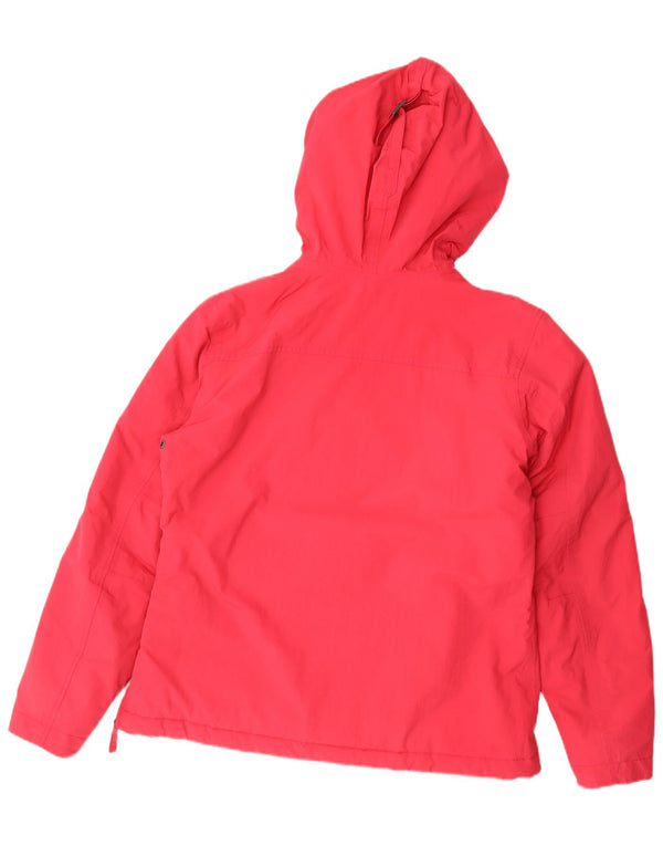 Napapijri Chaqueta Anorak Con Capucha Y Estampado Para Mujer UK 44 2XL Poliamida Roja
