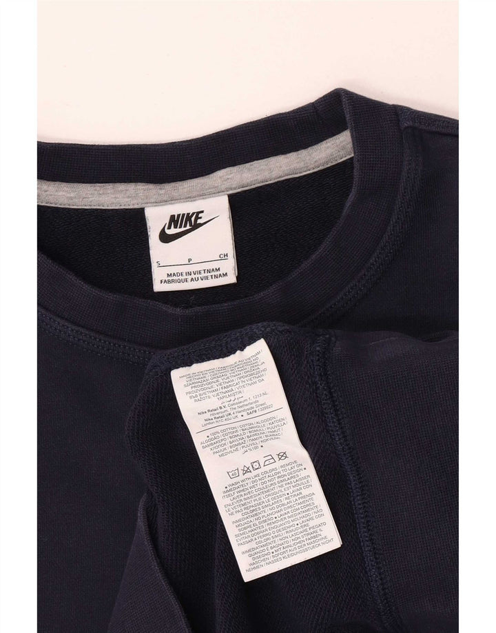 Nike Hombre Sudadera Jumper Small Azul Marino Algodón