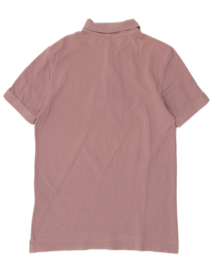 BENETTON Polo Hombre Algodón Rosa Medio