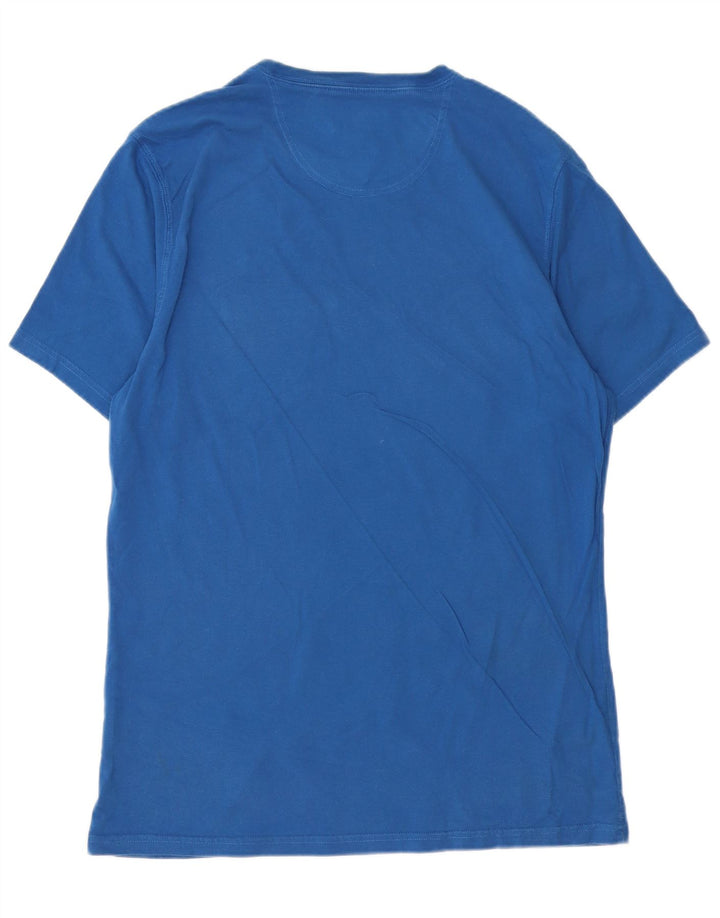BARBOUR Camiseta ajustada a medida para hombre Top grande de algodón azul