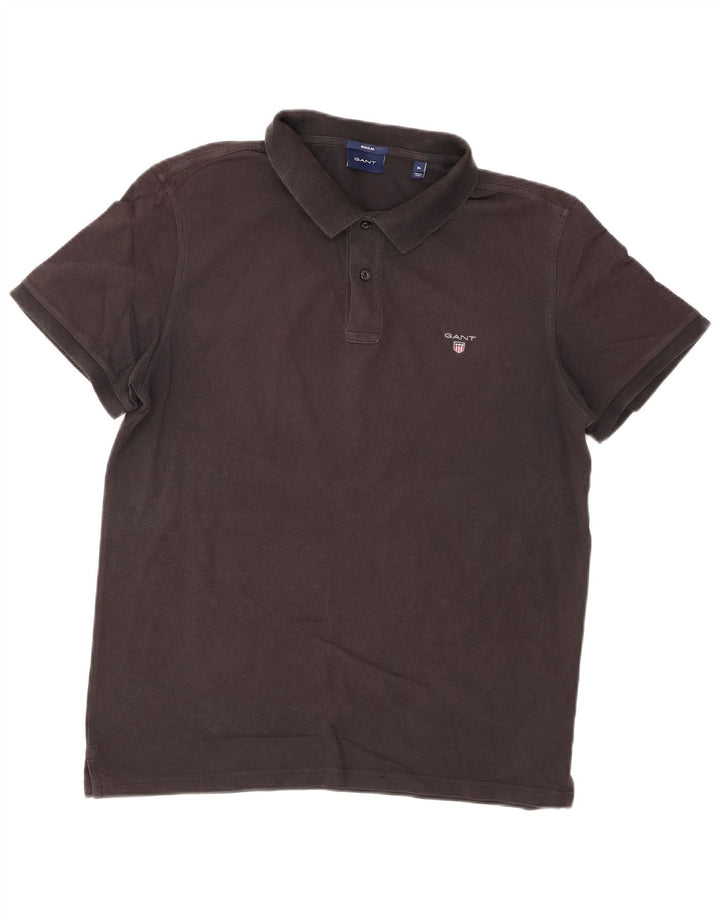 Gant Polo Regular Fit XL Algodón Negro Hombre