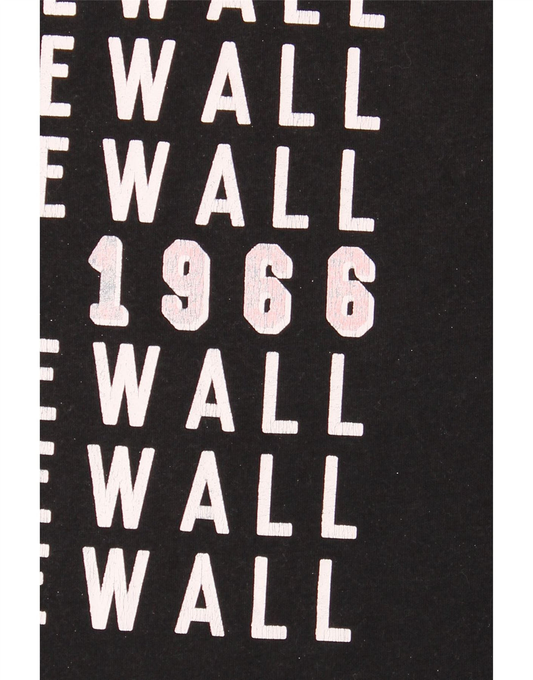 Vans Camiseta gráfica para mujer Top UK 46 Grande Poliéster negro