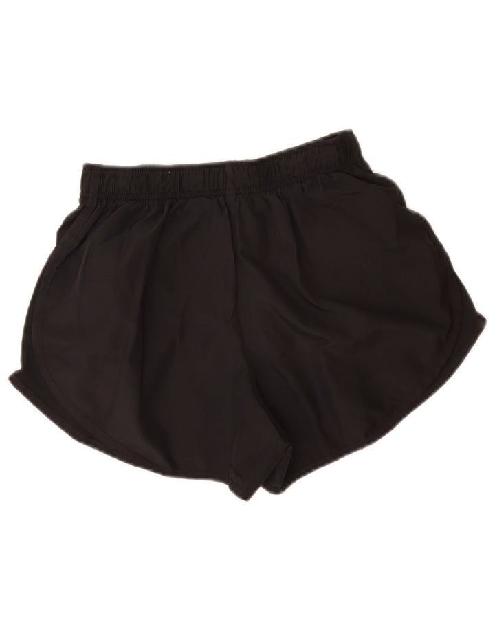 Nike Pantalones cortos deportivos Dri Fit para mujer UK 8 Small Poliéster negro
