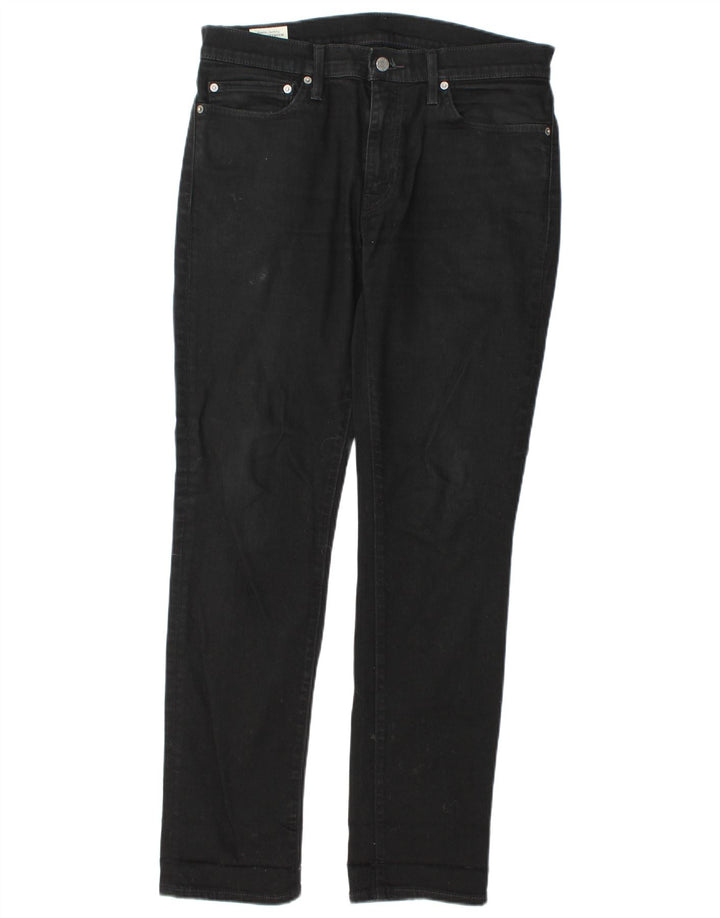 Levi's Hombre 511 Slim Jeans W34 L34 Algodón Negro