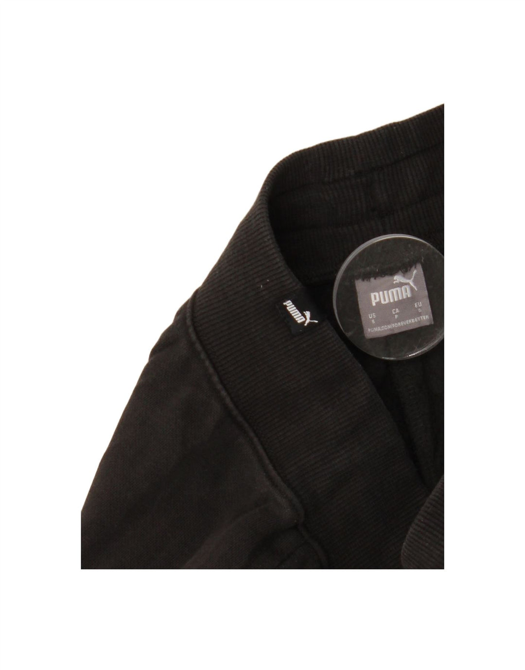 PUMA Mens Tracksuit Trousers Joggers Small  Black Cotton