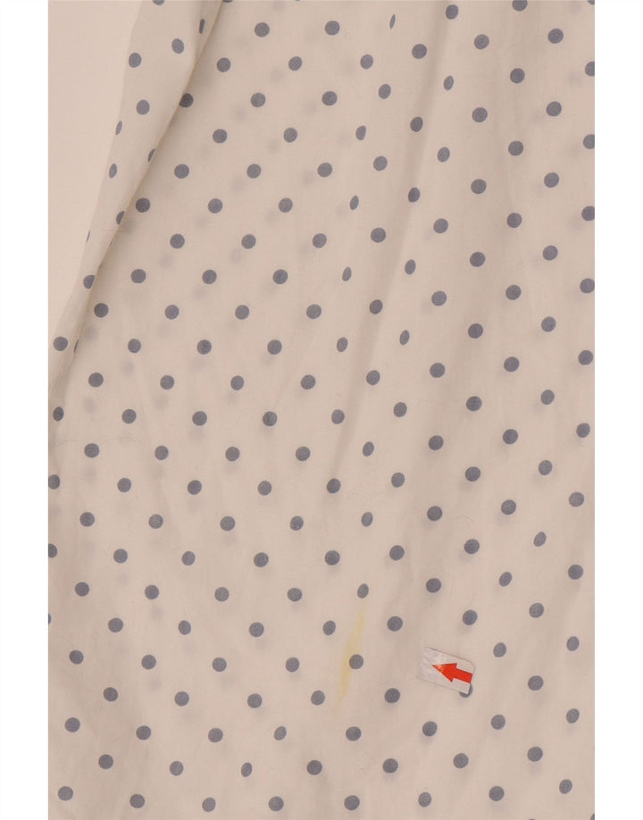 Emmanuel Schvili Camisa Mujer UK 40 XL Blanco Moteado