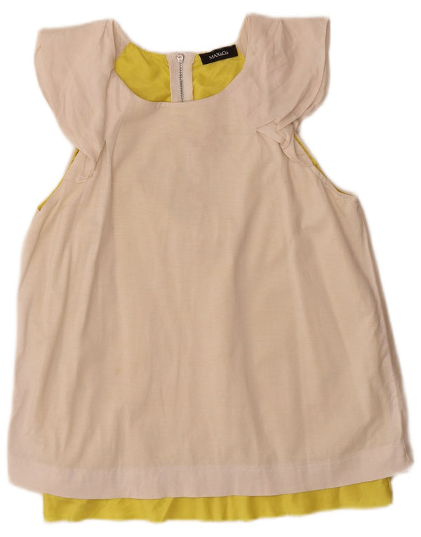 Max&Co. Blusa para mujer Top UK 12 Medium Off White