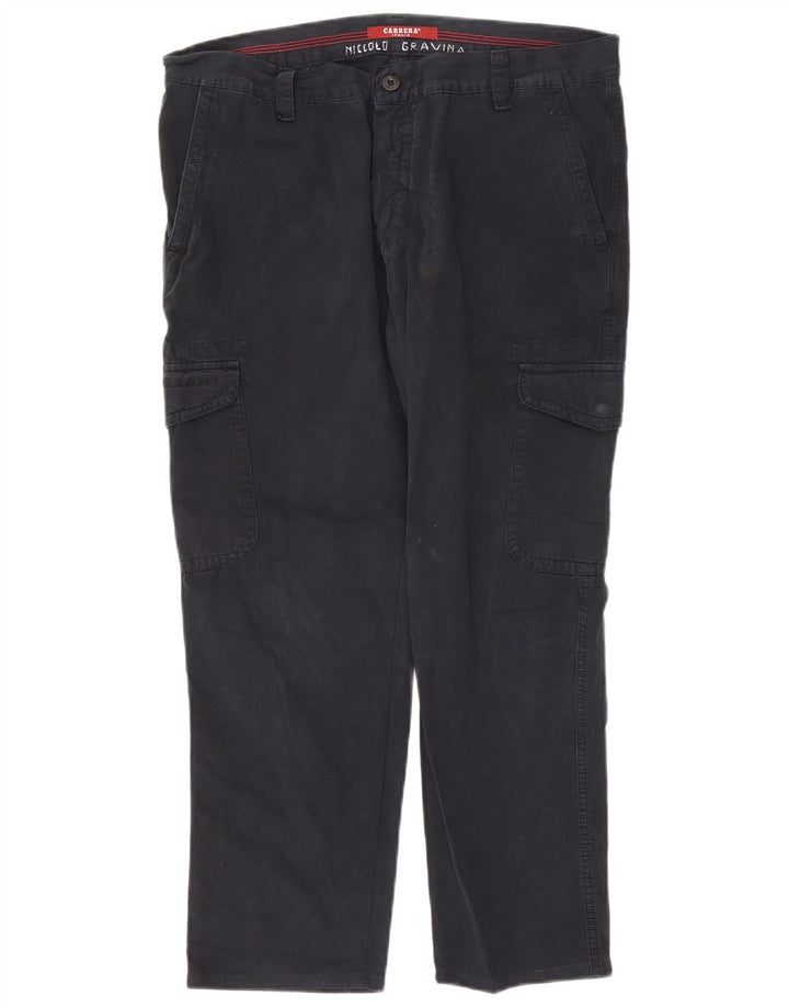 Pantalón cargo recto para hombre Carrera W36 L26 Azul marino