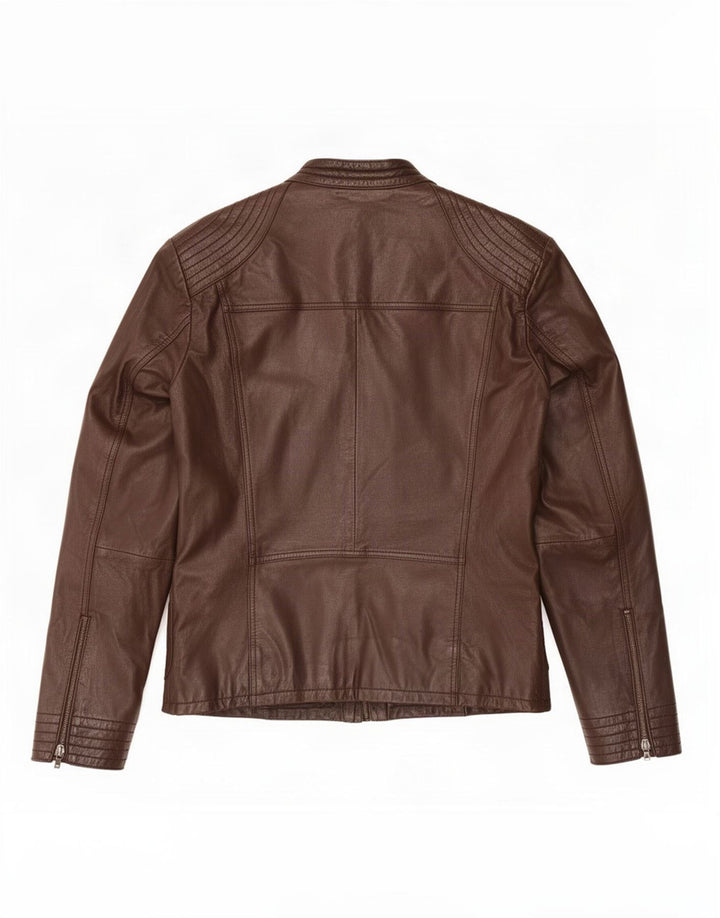 Conbipel Chaqueta de cuero para mujer IT 50 Large Brown