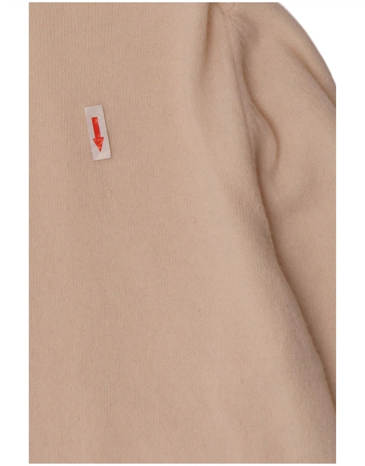 Massimo Dutti Cárdigan Mujer UK 44 Lana Mediana Beige