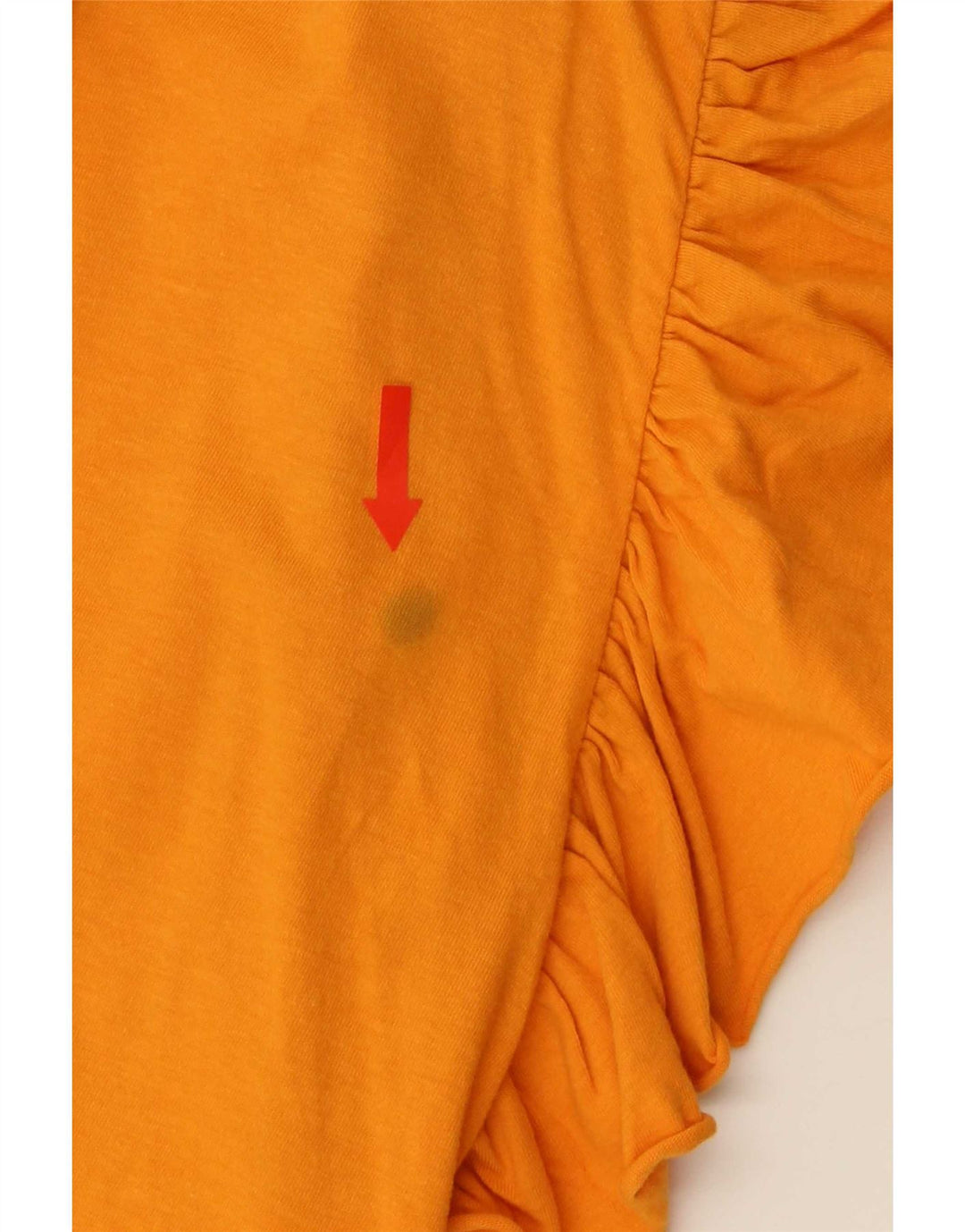 Zara Mujer Blusa Top UK 42 Medio Naranja