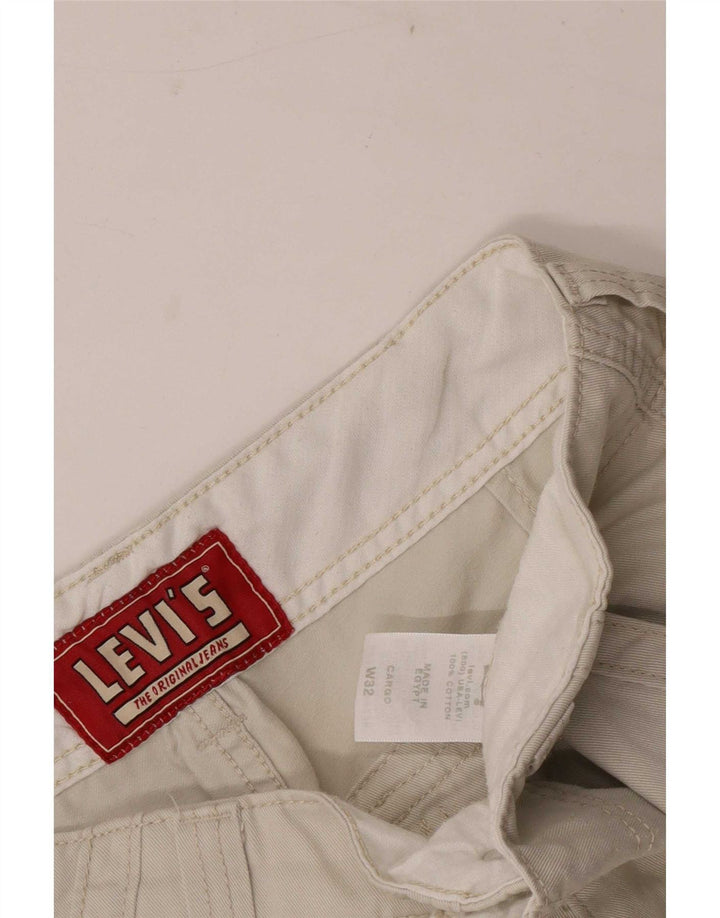 Levi's Hombre Shorts Cargo W32 Algodón Beige