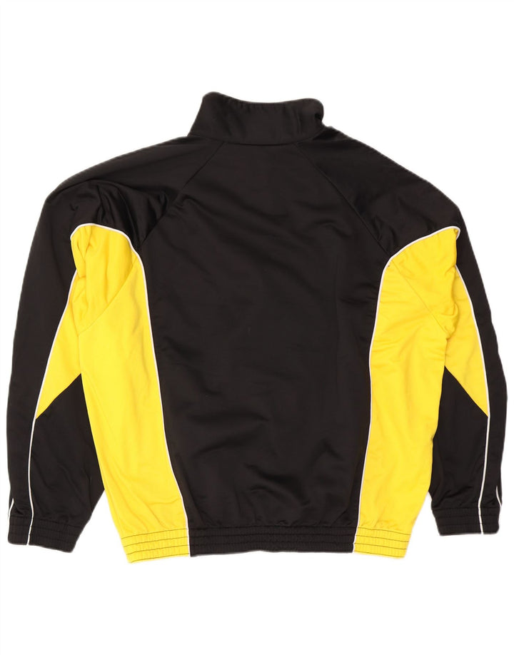 Errea Hombre Chándal Top Chaqueta Grande Negro Colorblock Poliéster