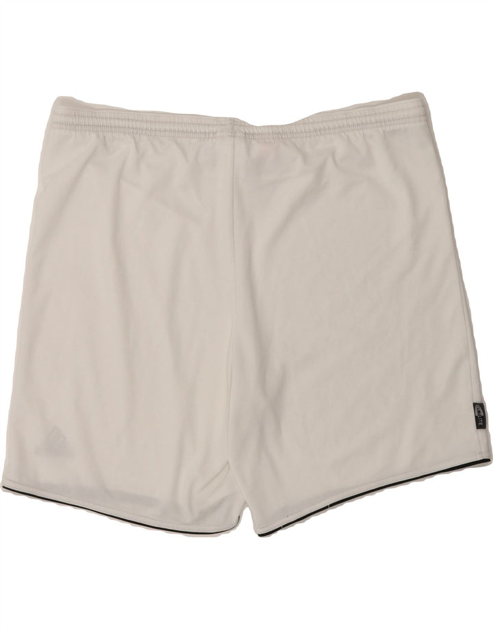 ADIDAS Mens Climalite Sport Shorts Large White Polyester Vintage Adidas and Second-Hand Adidas from Messina Hembry 