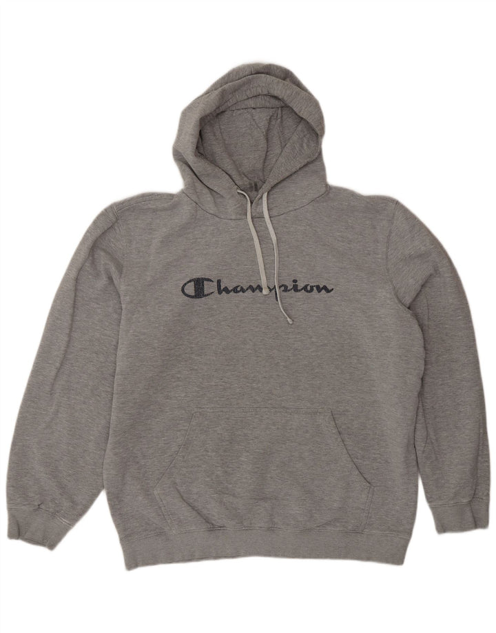 Champion Sudadera con capucha gráfica para hombre 2XL Gris
