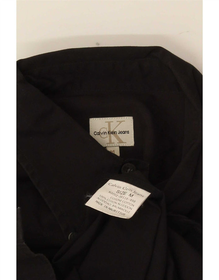 Camisa Calvin Klein Jeans Hombre Algodón Medio Negro