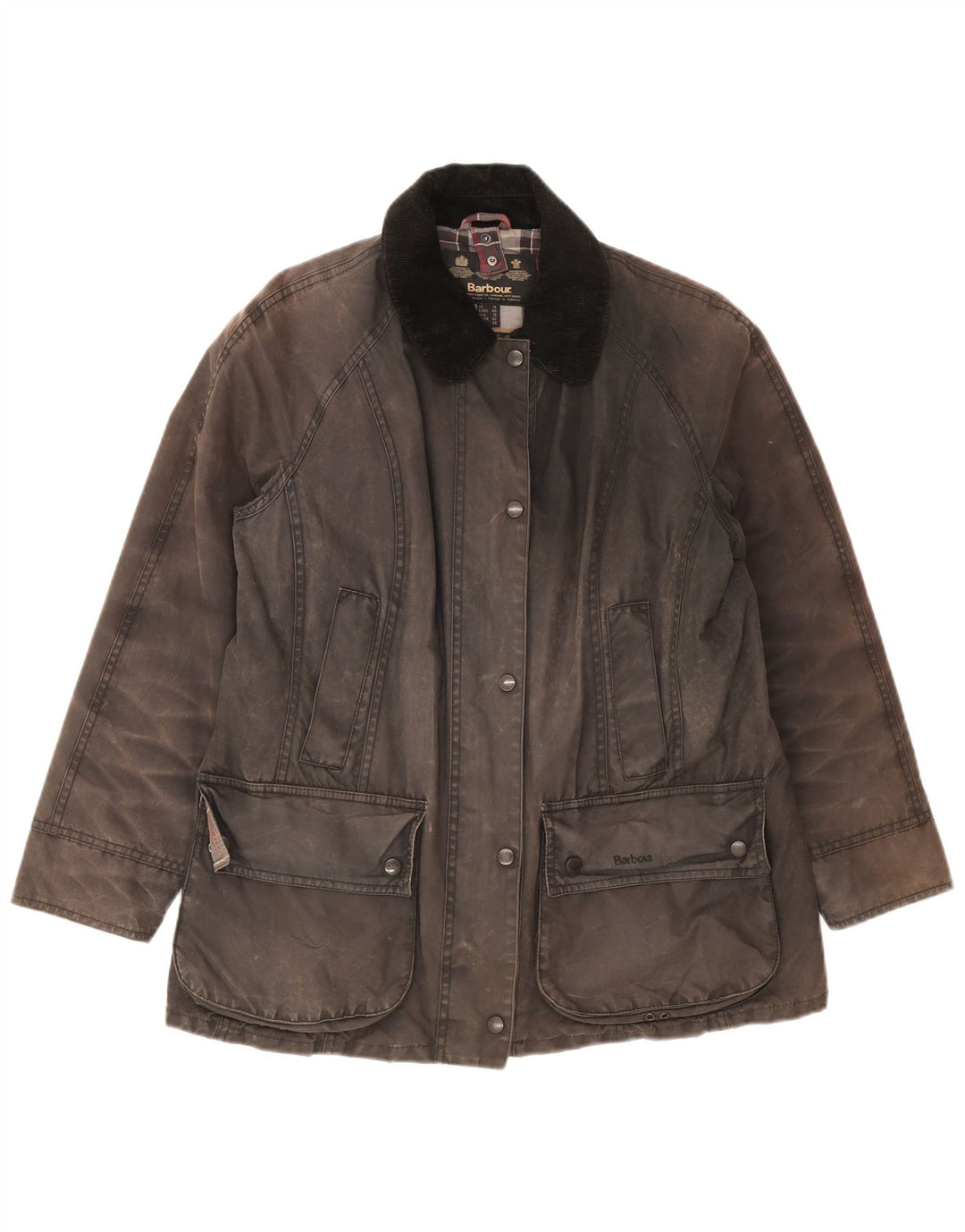 Barbour Chaqueta de algodón encerado para mujer Reino Unido 44 Gris grande