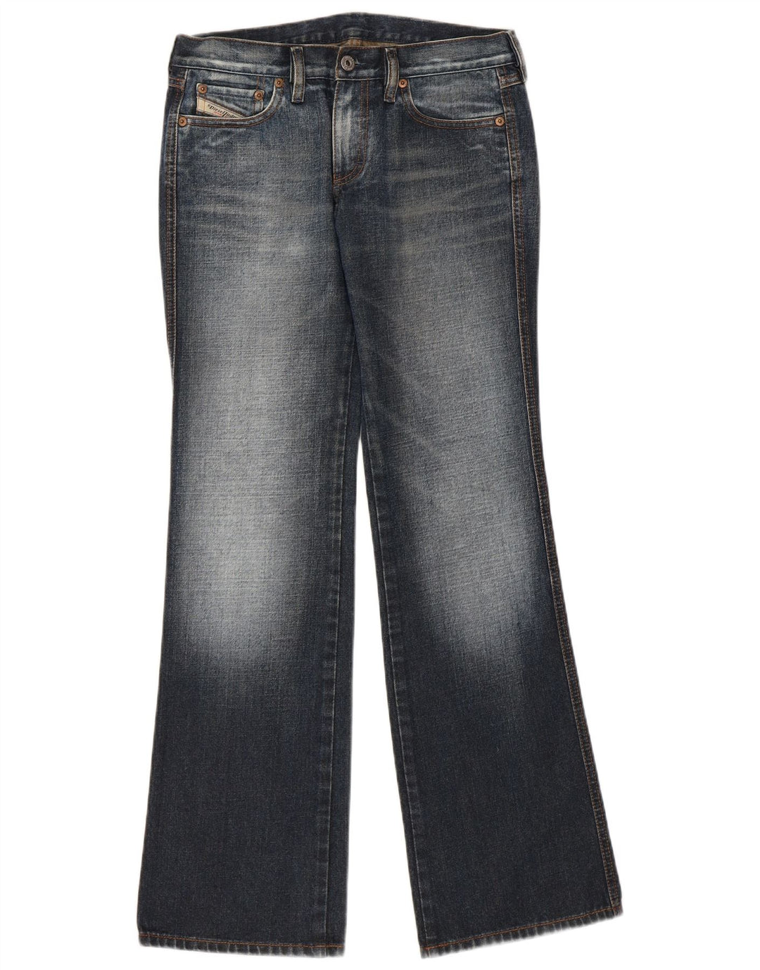 DIESEL Vaqueros Bootcut Mujer W28 L31 Algodón Azul Marino
