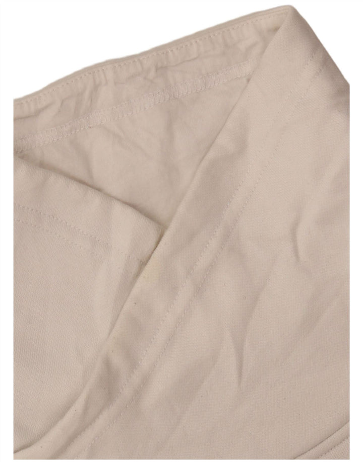 Puma - Sudadera gráfica para mujer, talla 40, tamaño mediano, algodón blanco
