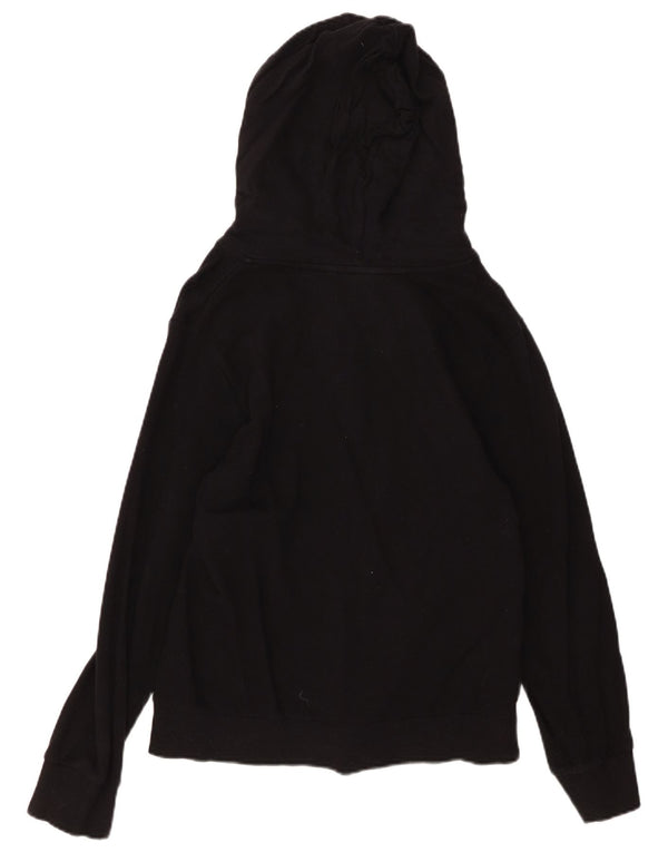 UMBRO Girls Zip Hoodie Sweater 13-14 Years XL Black Cotton