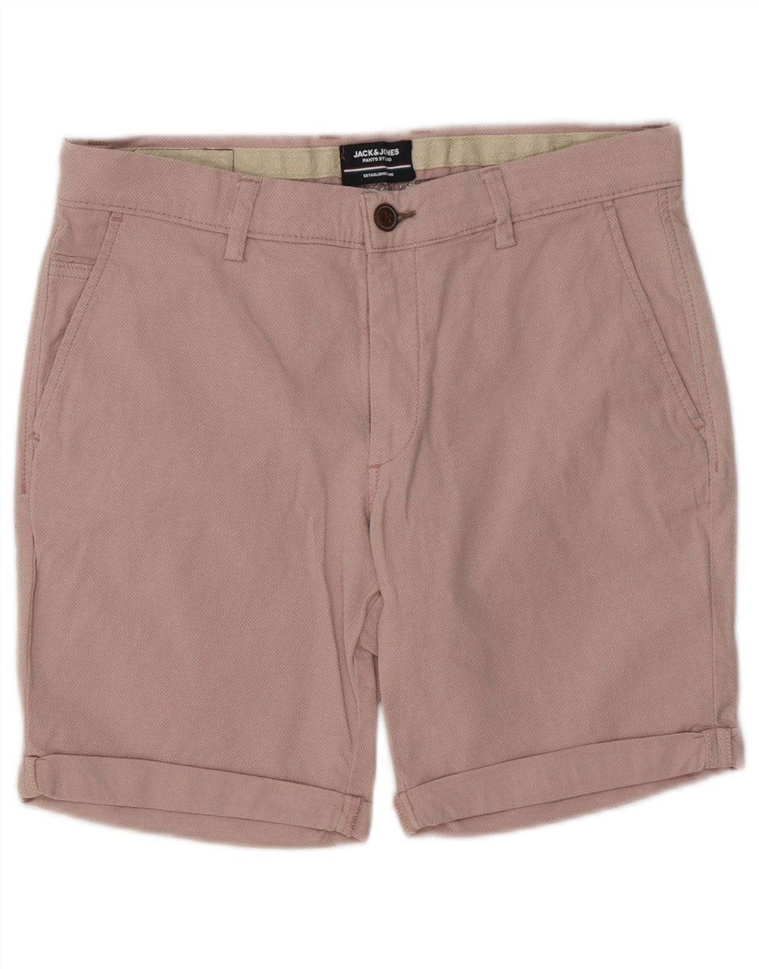 Jack & Jones Hombre Chino Shorts Medium W32 Algodón Rosa