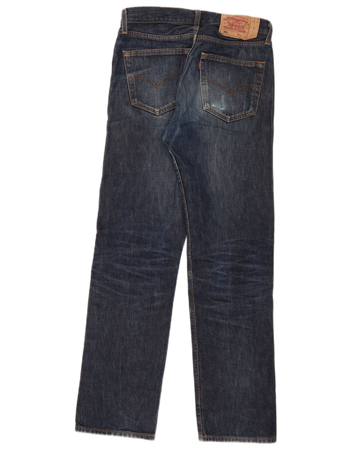 Vaqueros Levi's Mujer 501 Rectos W31 L32 Azul Marino