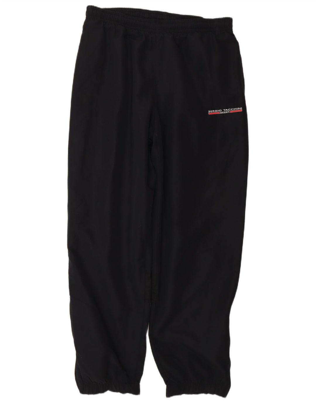SERGIO TACCHINI Pantalón de chándal para hombre Large W34 L31 Poliéster negro