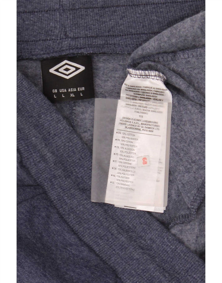 Umbro Pantalón De Chándal Para Hombre Joggers Large Azul Algodón