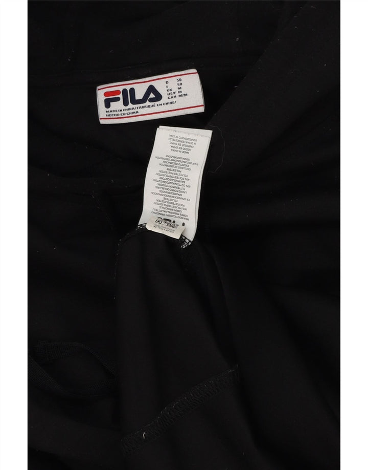 Fila Hombre Sudadera Con Capucha Jumper Medium Negro Poliéster