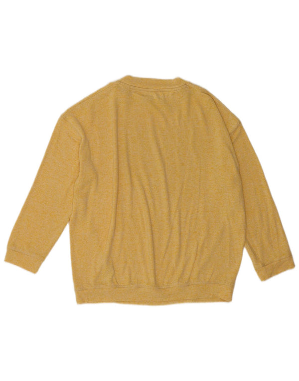Marks & Spencer Blusa extragrande para mujer UK 10 Small Yellow Moteado