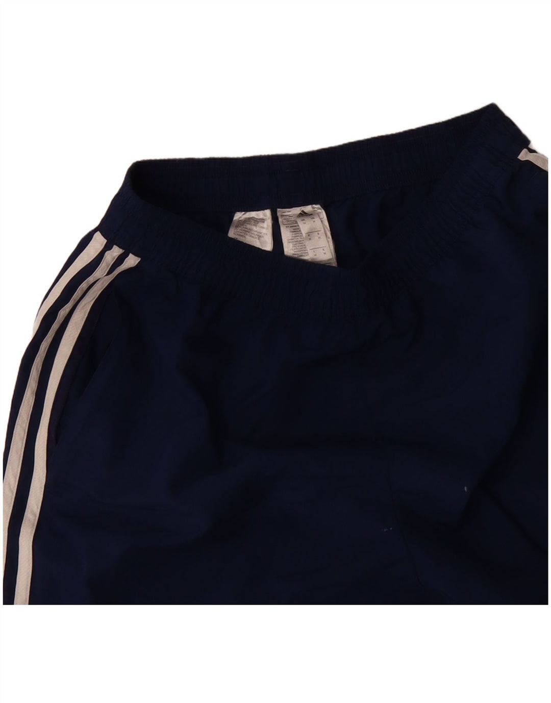 ADIDAS Mens Tracksuit Trousers Medium  Navy Blue Polyester