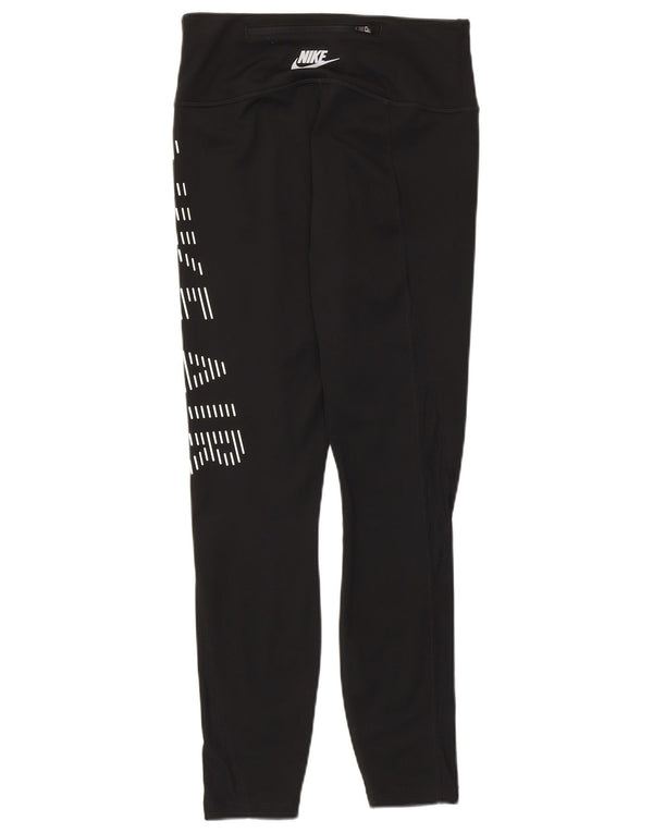 Nike Dri Fit Graphic Leggings para mujer, talla 8, color negro