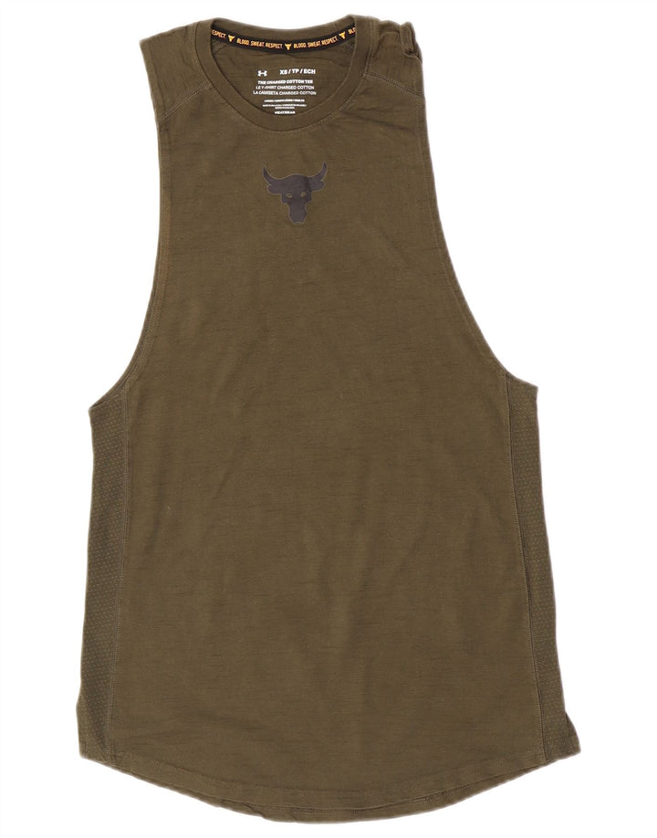 Under Armour Hombre Chaleco Top XS Caqui