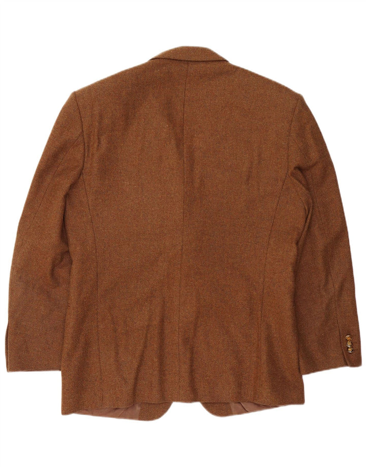 Ferre Chaqueta tipo blazer de 2 botones para hombre IT 50 Large Lana moteada marrón