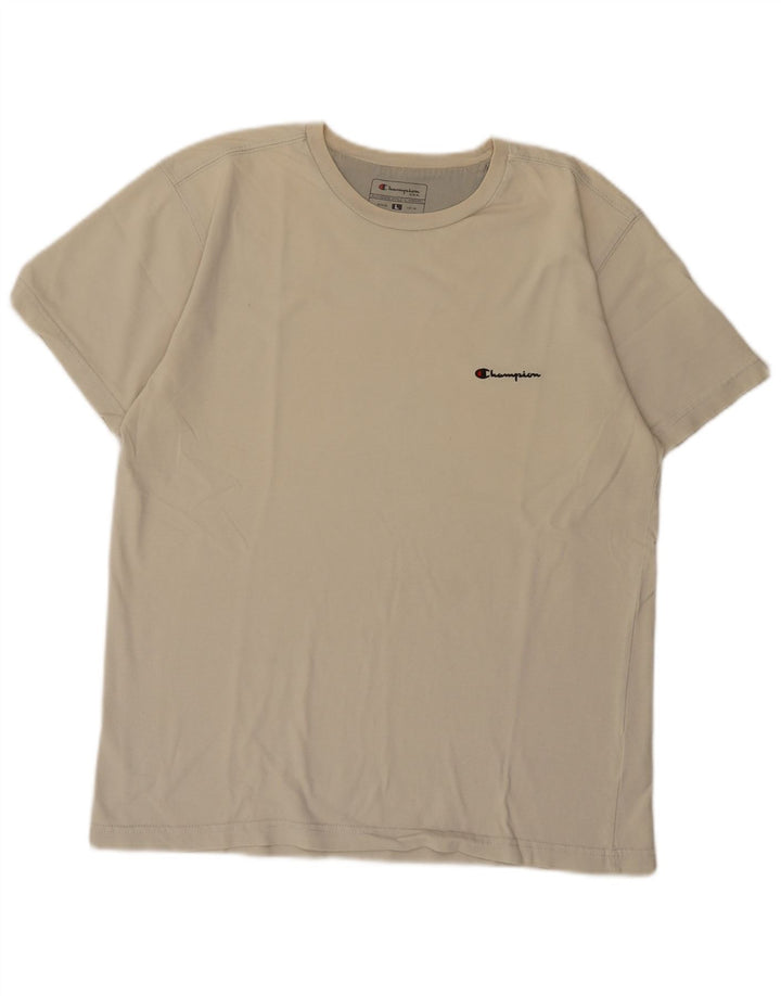 Champion Camiseta Hombre Top Large Beige Algodón