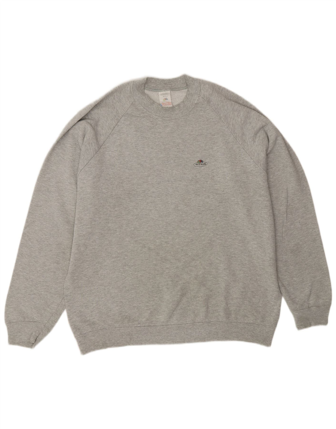 Vintage Hombres Sudadera Jumper XL Gris Algodón