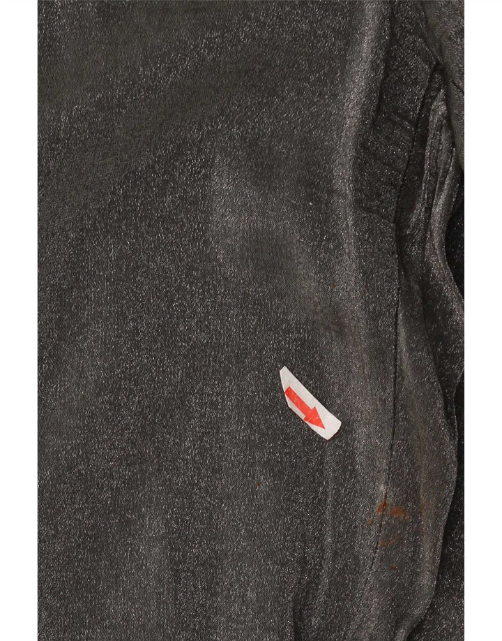Pantalones informales rectos para mujer Marks & Spencer W32 L30 Viscosa gris