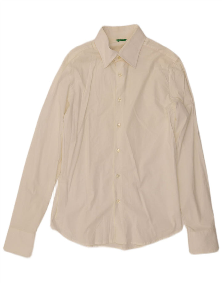 Camisa BENETTON Hombre Mediana Blanca