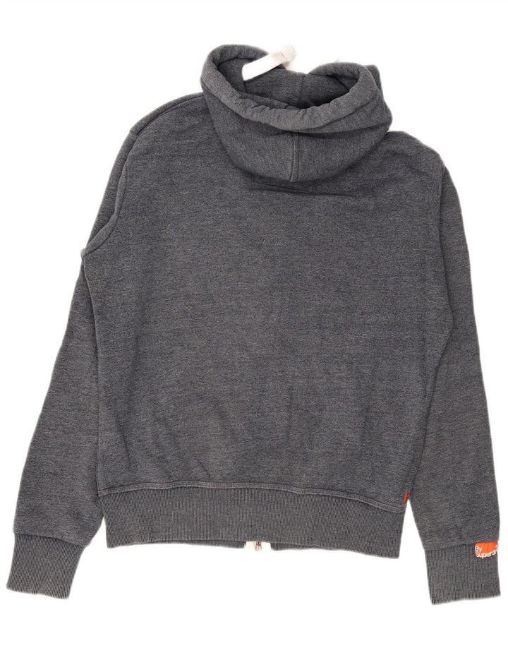 Superdry Hombre Sudadera Con Capucha Y Cremallera De Algodón Gris Medio