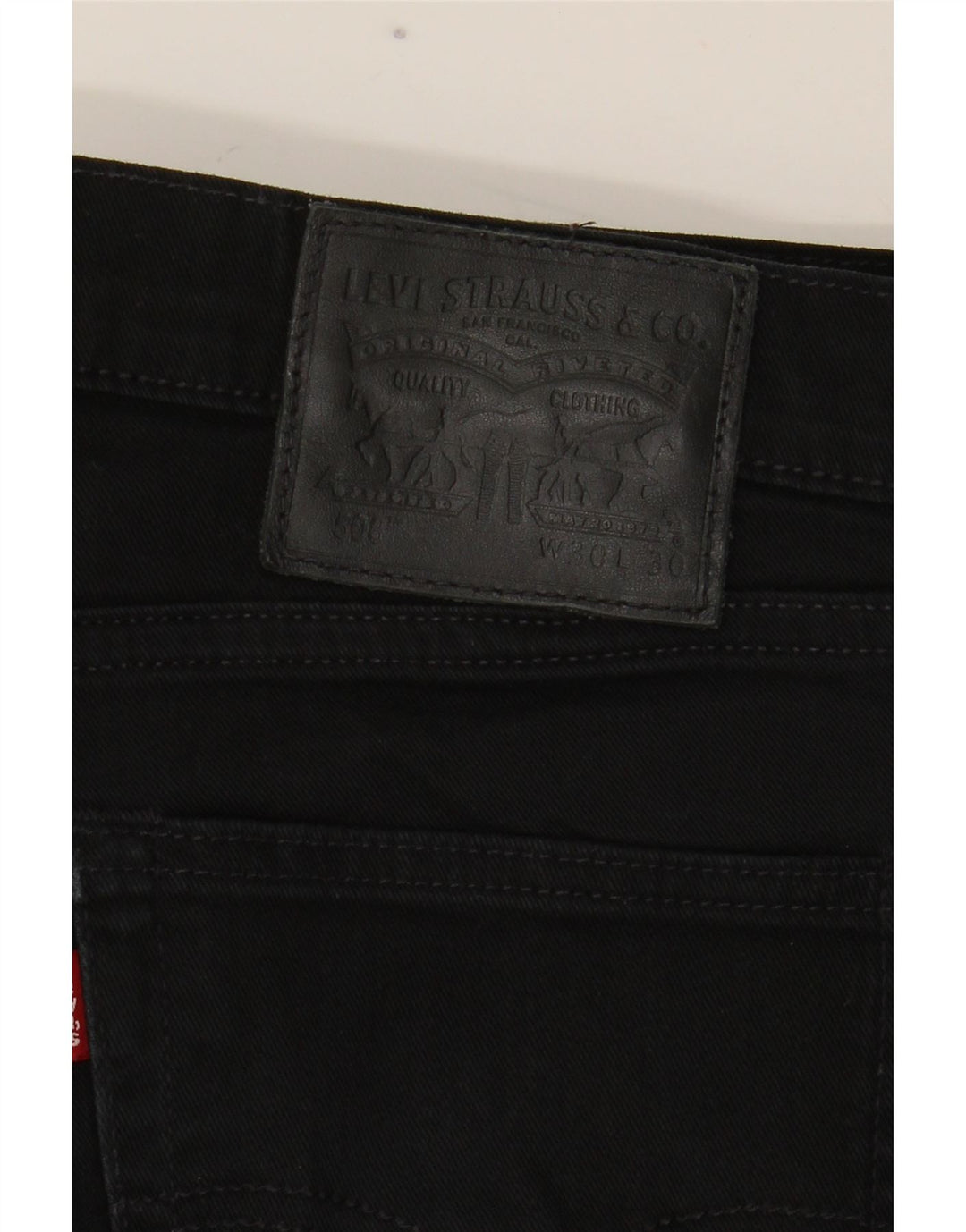 Levi's Hombre 508 Vaqueros cónicos regulares W30 L30 Algodón negro