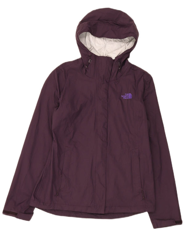 The North Face Chaqueta cortavientos con capucha para mujer UK 10 Small Púrpura Nylon