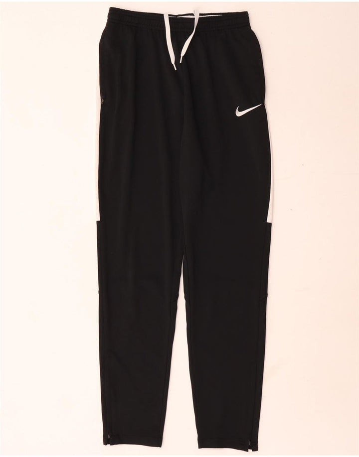 Nike Pantalones de chándal para niño 13-14 años XL Negro Colorblock Poliéster